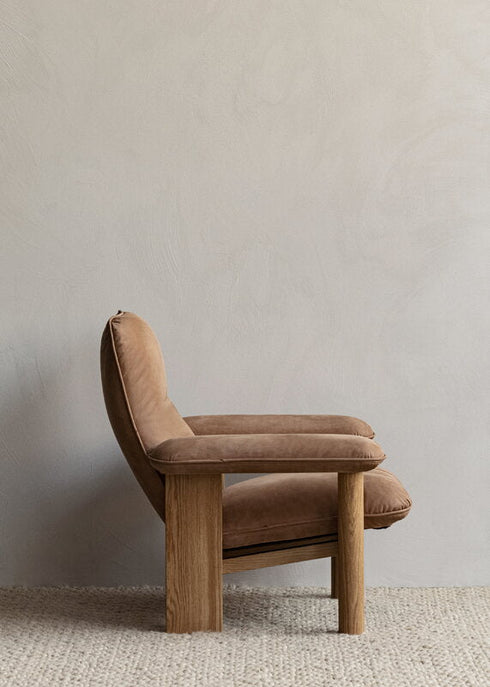 Brasilia Lounge Chair / Oak